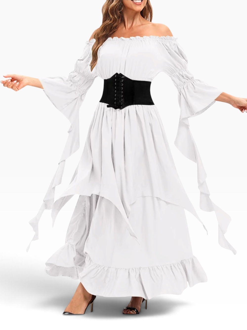 Women’s Renaissance Witch Peasant Halloween Costume Size Medium